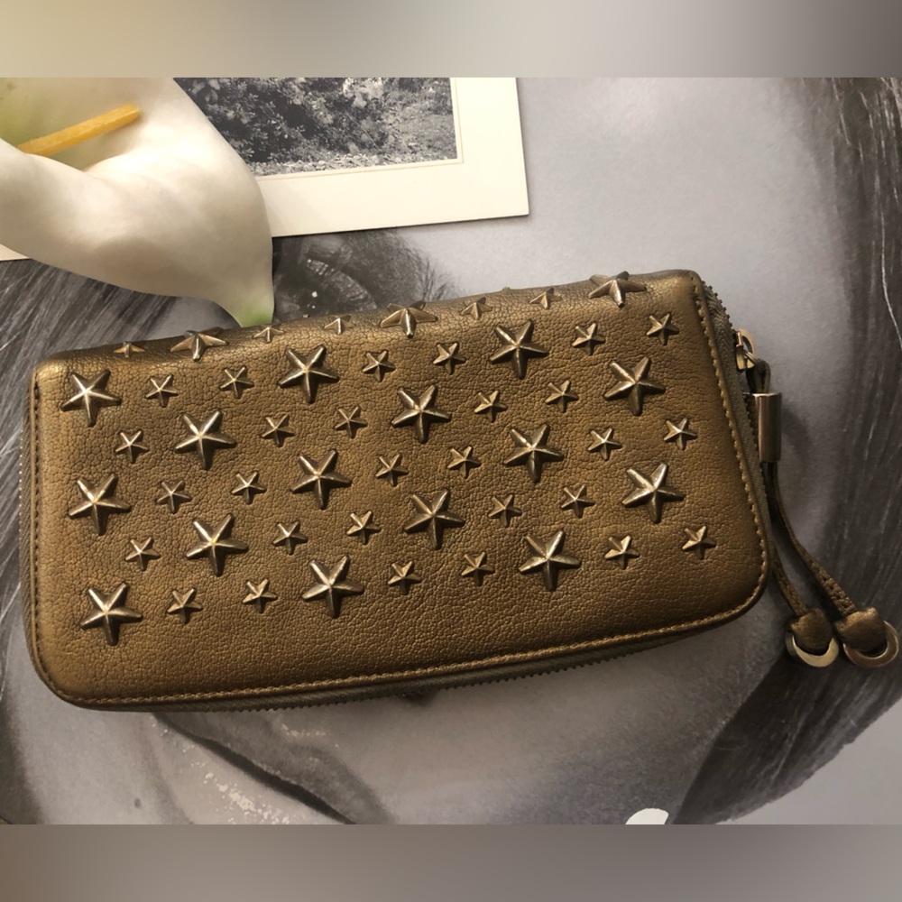 Jimmy Choo zippy wallet
